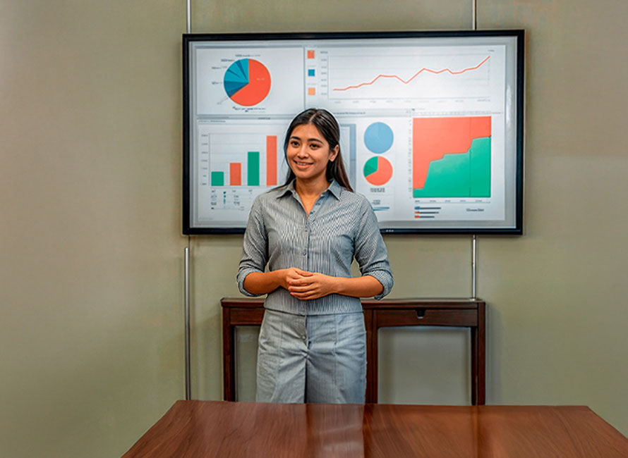 alumna administración Cayetano Heredia