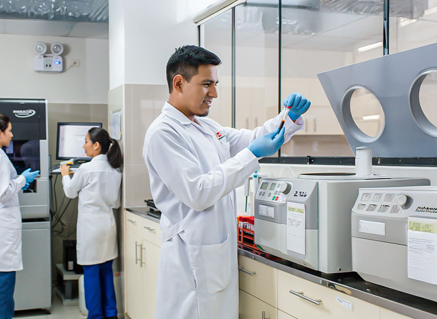 campo laboral del laboratorio clínico y anatomía patológica