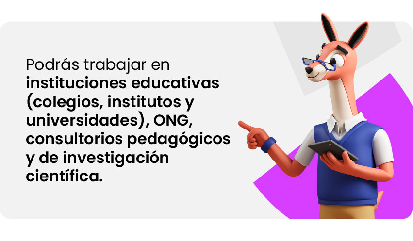 Campo laboral psicología educativa