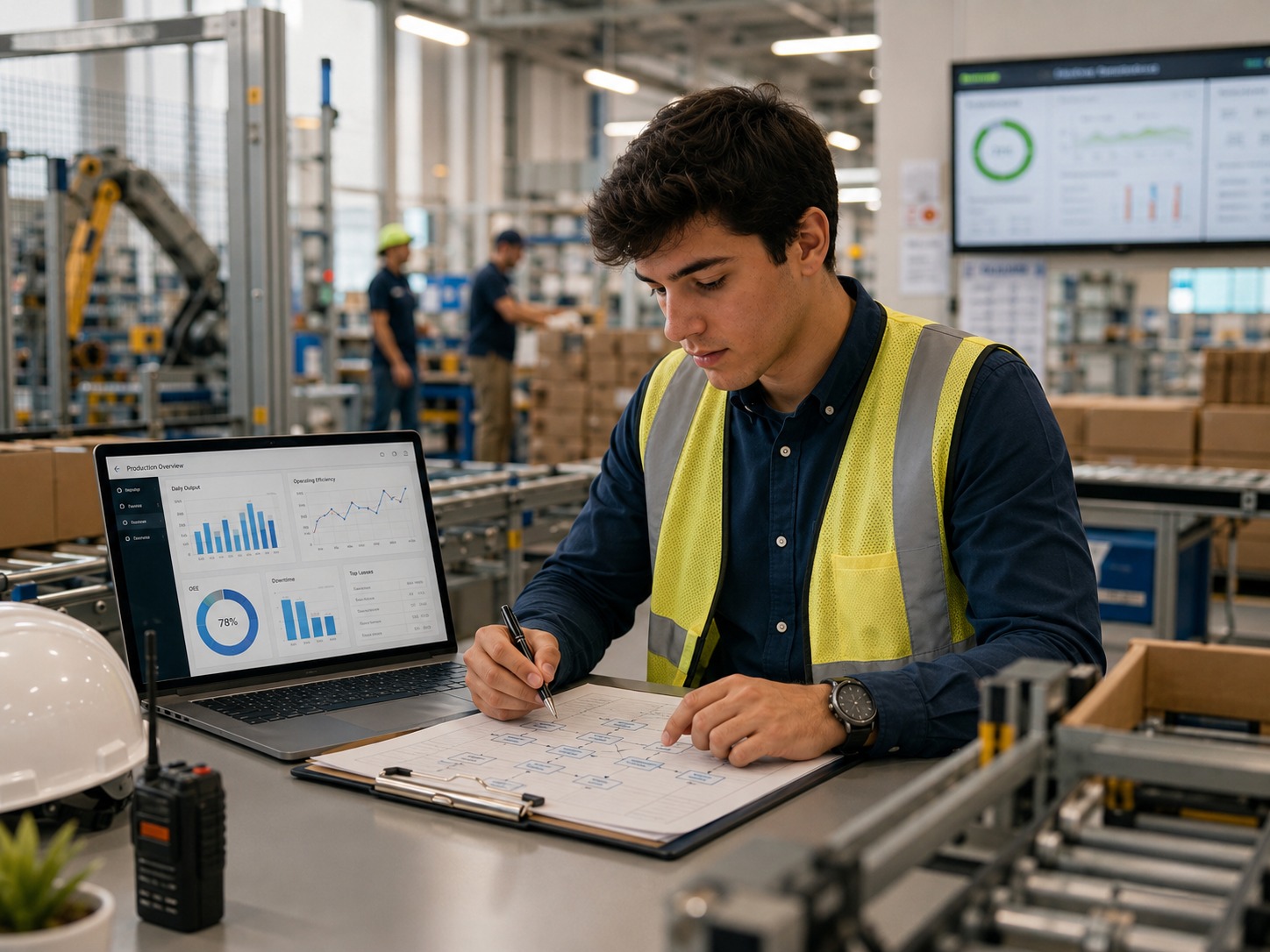 ingeniero industrial en su día a día